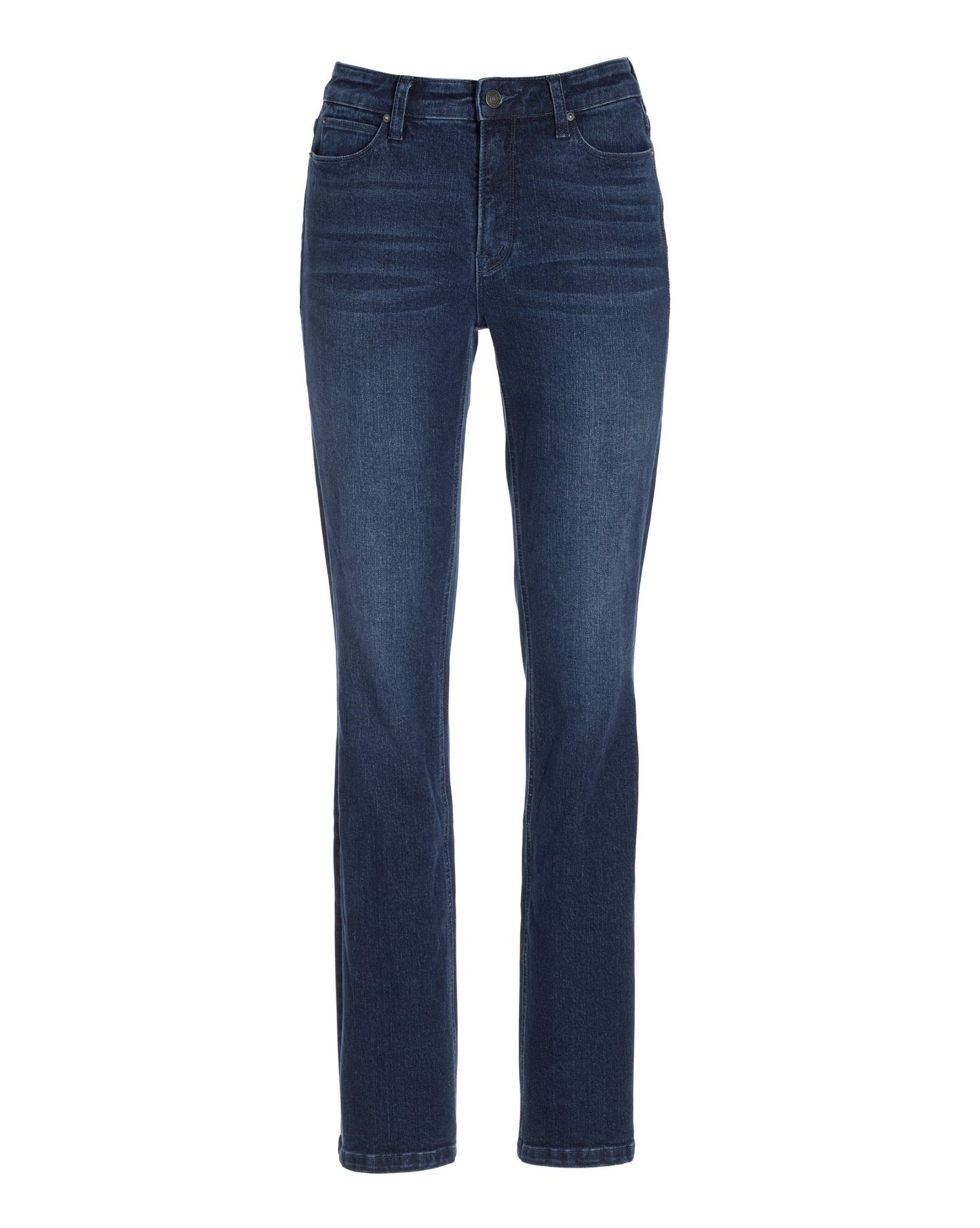 Newport High-Rise Slim Straight-Leg Jean Dark Wash