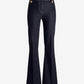 Monterey Crested Button Trouser Jean Dark Rinse
