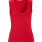 So Effortless Scoop-Neck Tank Top Racing Red