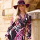 Pearl and Gem Felt Hat Burgundy