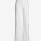 Malibu Scattered Sparkle Wide Leg Jean Off White Silver