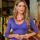 Gem Teardrop Earring Multi