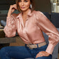 Pearl And Embellished Belt Rose Gold
