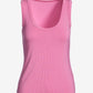 So Effortless Scoop-Neck Tank Top Fuchsia Pink