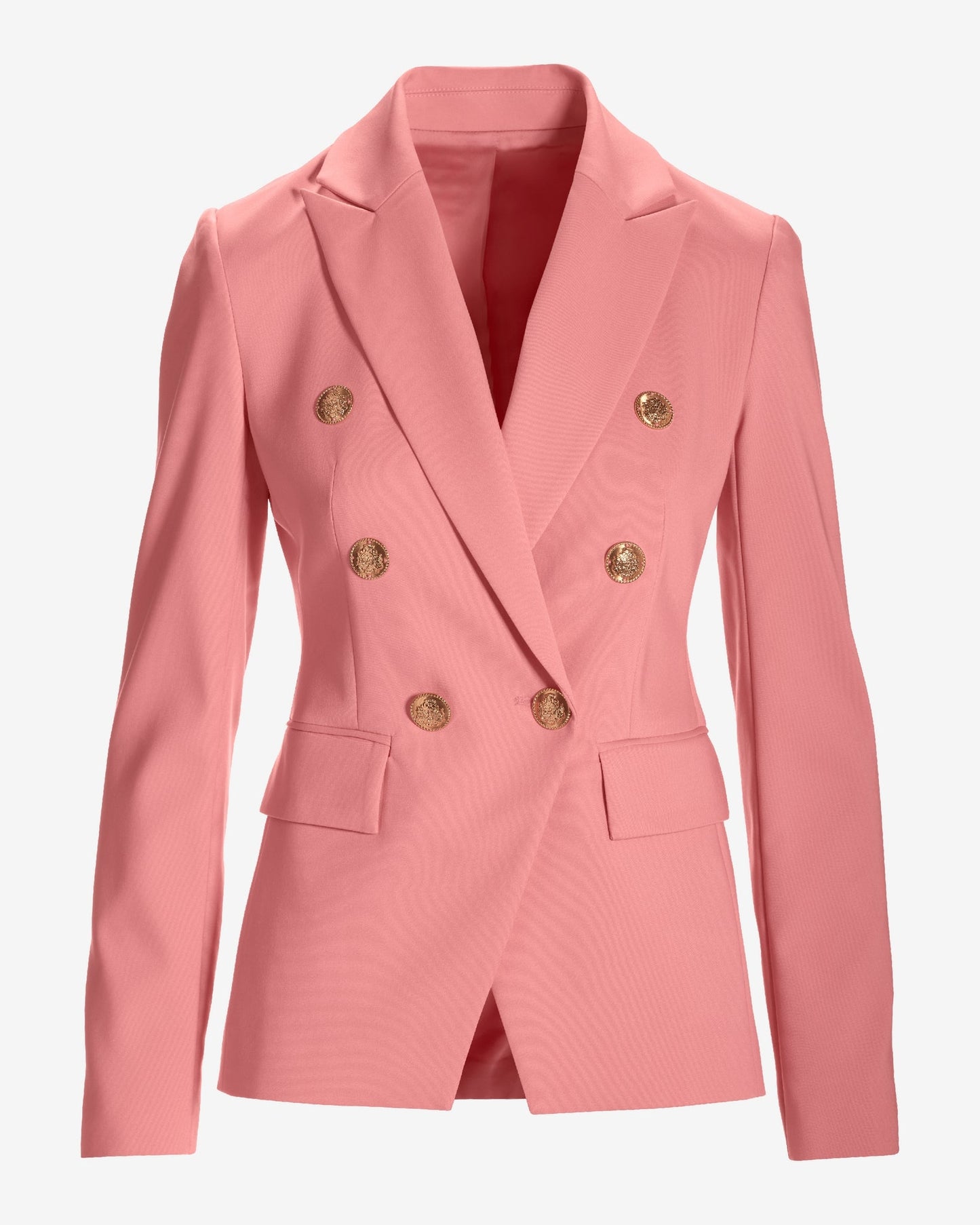 Modern Double-Breasted Blazer Peony