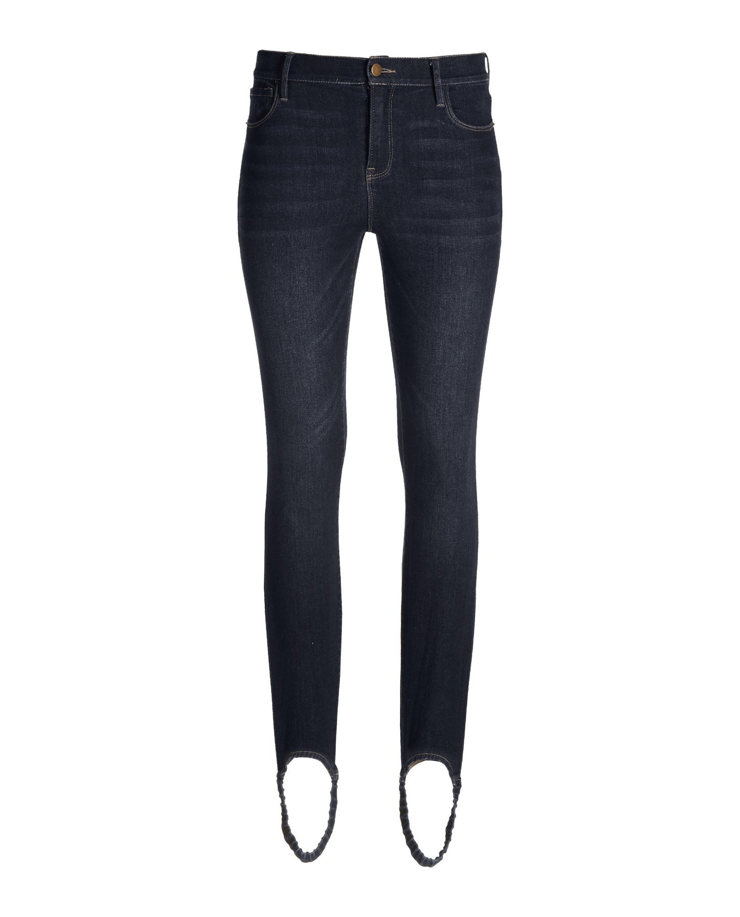 Denim Stirrup Legging Dark Wash