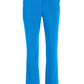 Modern Slim-Leg Slit-Front Trouser Pant Ibiza Blue