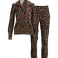 Cheetah Rose French Terry Set Black Multi