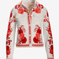 Floral Print Denim Jacket City Chic