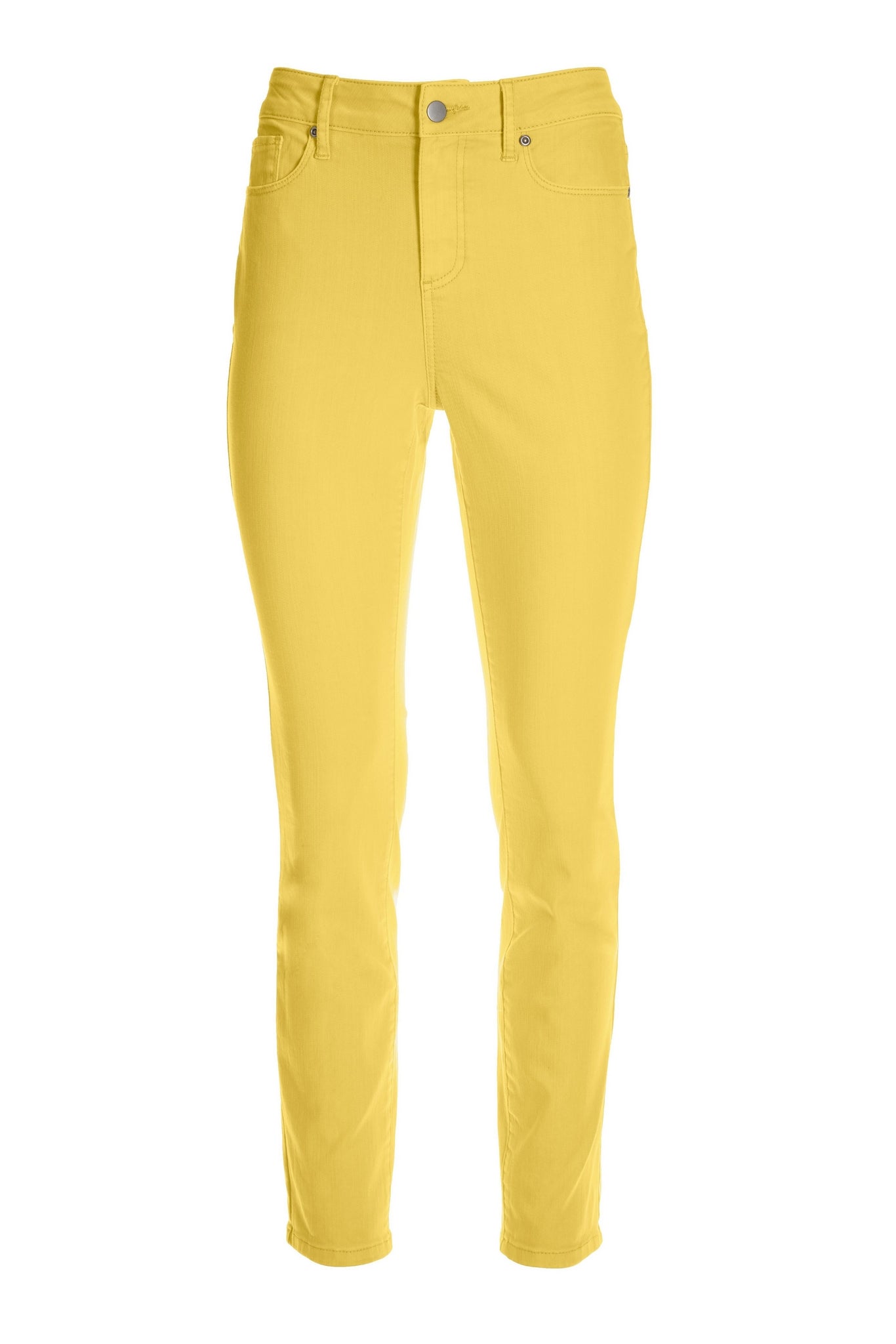 Proper Stretch High Rise Slim Ankle Jean Lemon Drop