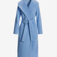 Shawl Collar Tie Waist Coat Clear Blue Sky