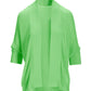 Short Effortless Cardigan Sweater Green