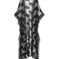 Mixed Lace Duster Black