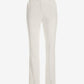 Newport Modern Slim Straight Leg Slit Front Trouser Pant Ivory