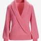 Shawl Collar Cozy Sweater Pink
