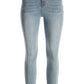 Mixed Pearl Ankle Jean Light Wash