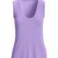 So Effortless Scoop-Neck Tank Top Lavender