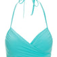 Swim Sense Underwire Wrap Bikini Top 2AJ56 Fountain Blue