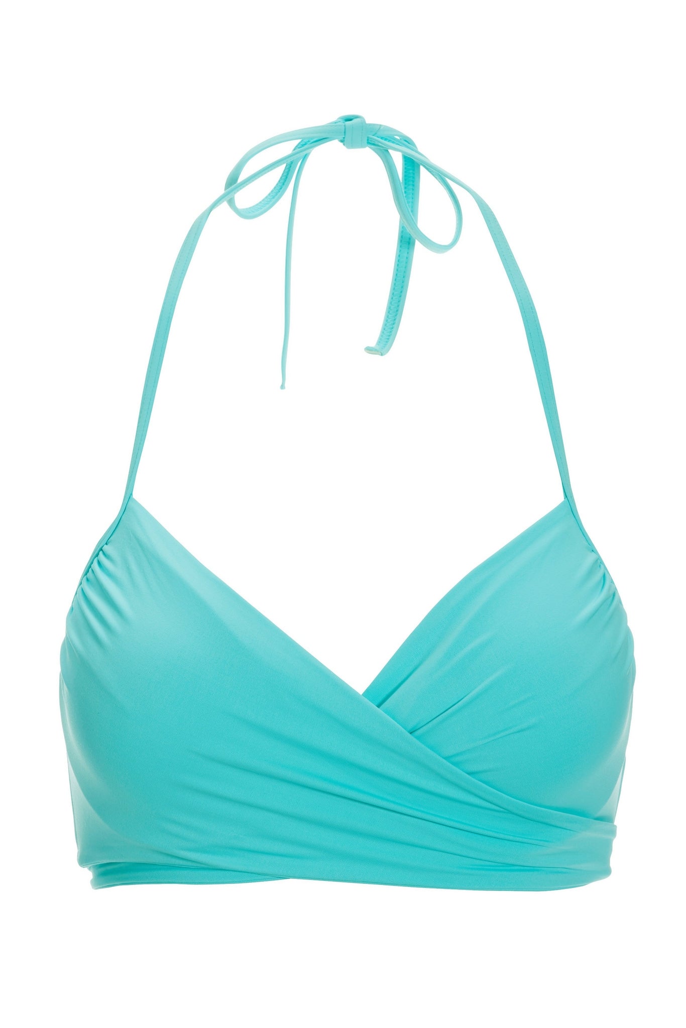 Swim Sense Underwire Wrap Bikini Top 2AJ56 Fountain Blue