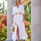 Metallic Leather Braided Wrap Belt Light Gold