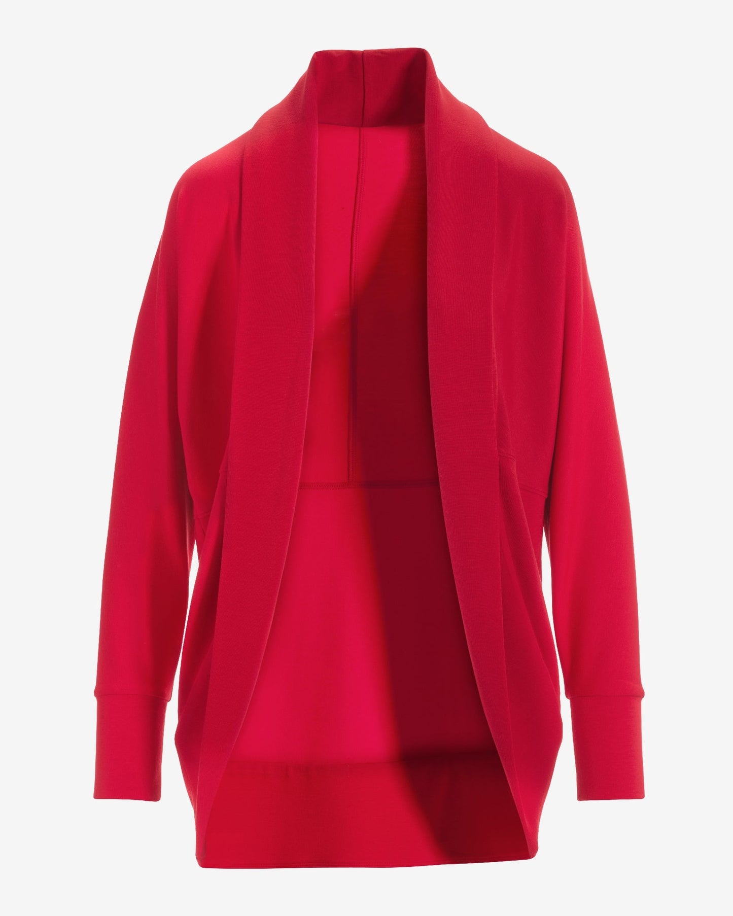 Luxe Lounge Cocoon Cardigan Racing Red