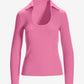 So Essential Collared Scoop-Neck Top Pink Carnation