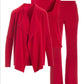 Cashmere Blend 3 Piece Set Jester Red