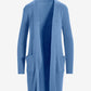 Rhinestone Pocket Lounge Cardigan Clear Blue Sky