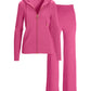 Mini Sequin Sweater Lounge Set Phlox Pink