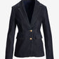 Chic Denim Blazer Dark Rinse