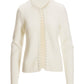 Pearl Trim Cardigan Off White