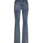 Monterey High Rise Scattered Pearl and Crystal Embellished Bootcut Jean Light Acid Wash