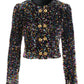 Effortless Multi Sequin Puff Sleeve Bolero Jacket Multi