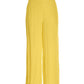 Malibu Linen Cropped Pant Lemon Drop