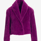 Shawl Collar Versatile Faux Fur Chubby Hollyhock