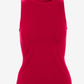 So Sexy High Neck Tank Knit Top True Red