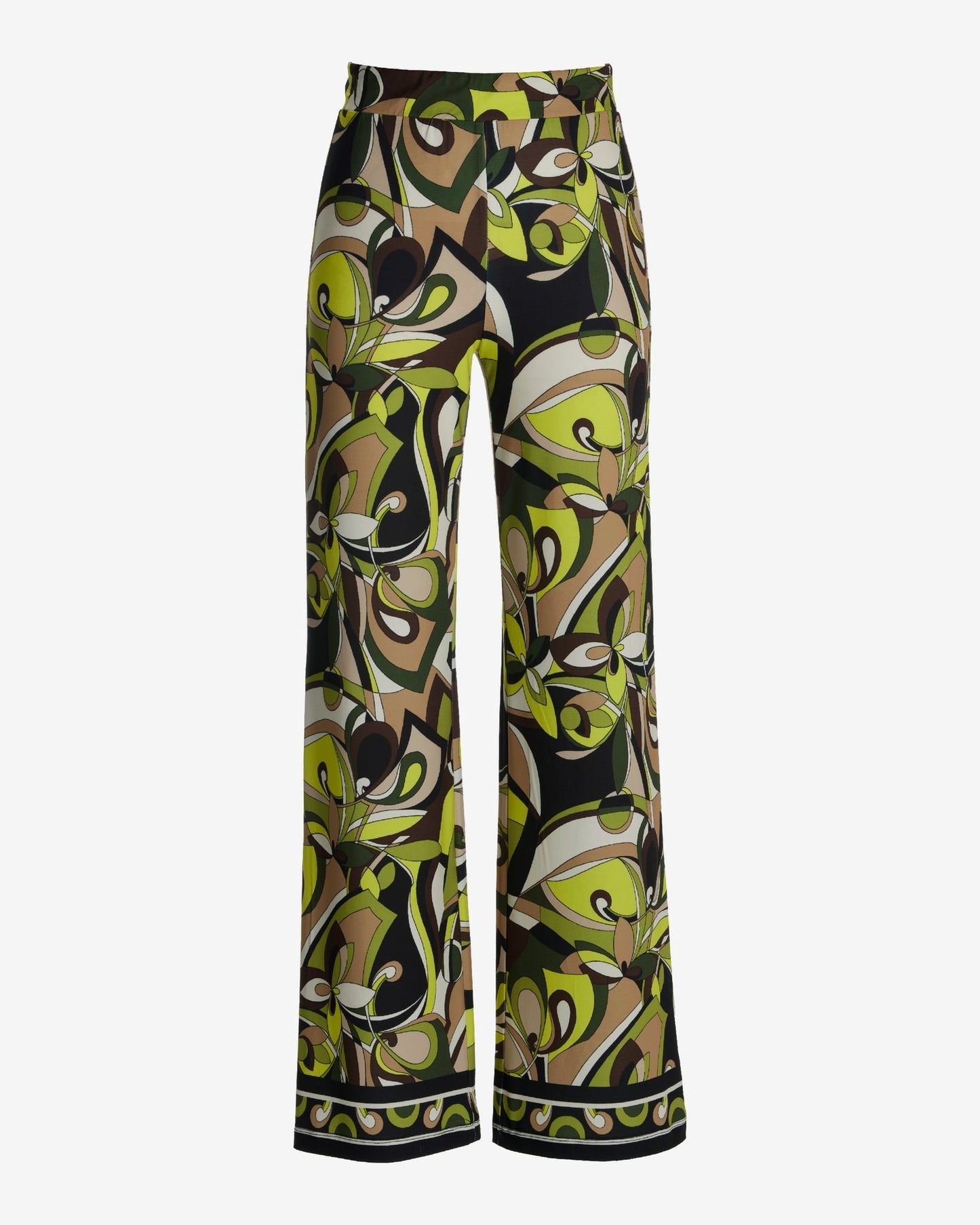 Malibu Print Wide Leg Pant End of Summer Abstract