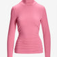 So Chic Ruched Turtleneck Top Phlox Pink