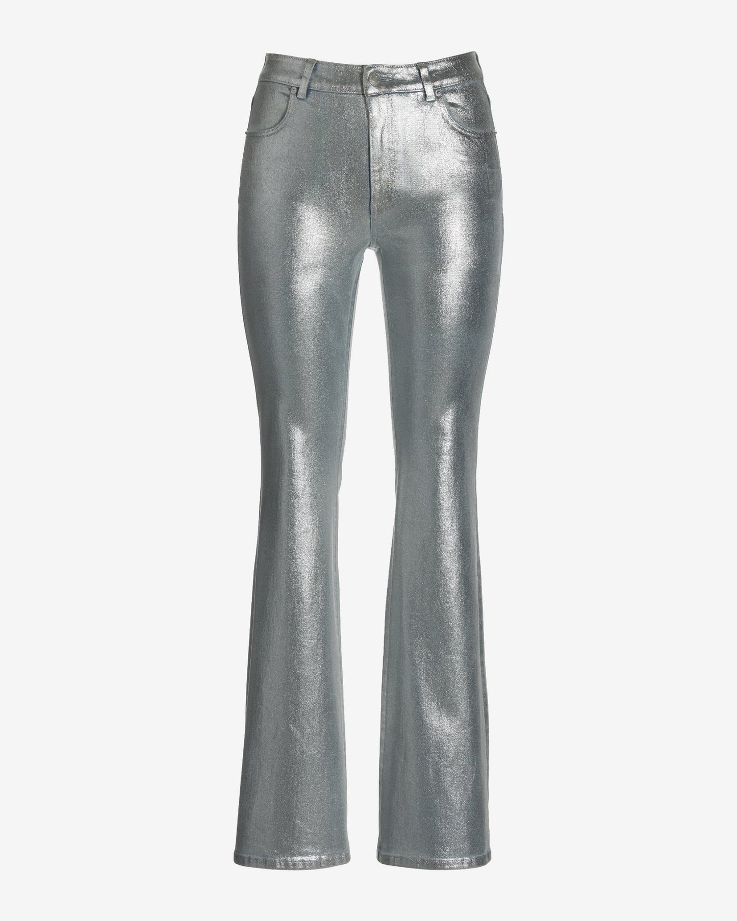 Monterey Silver Metallic Jean Light Wash/Silver