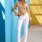 Classic Leather Belt Gold
