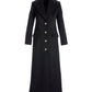 Full Length Classic Tailored Coat Black