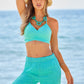Turquoise Chain Link Necklace Turquoise