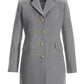 Classic Tailored Coat Heather Gray
