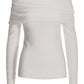 Plush Slouchy LS Sweater Off White