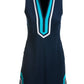 Loop Terry Colorblock Tunic Dress Navy Multi