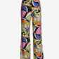 Alexandra Abstract Print Palazzo Pant Multi