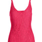 Lace Front V-Neck Cami Top Very Berry