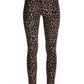 Brown Leopard Ponte Legging Brown Multi