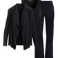 Cashmere Blend 3 Piece Set Proper Black