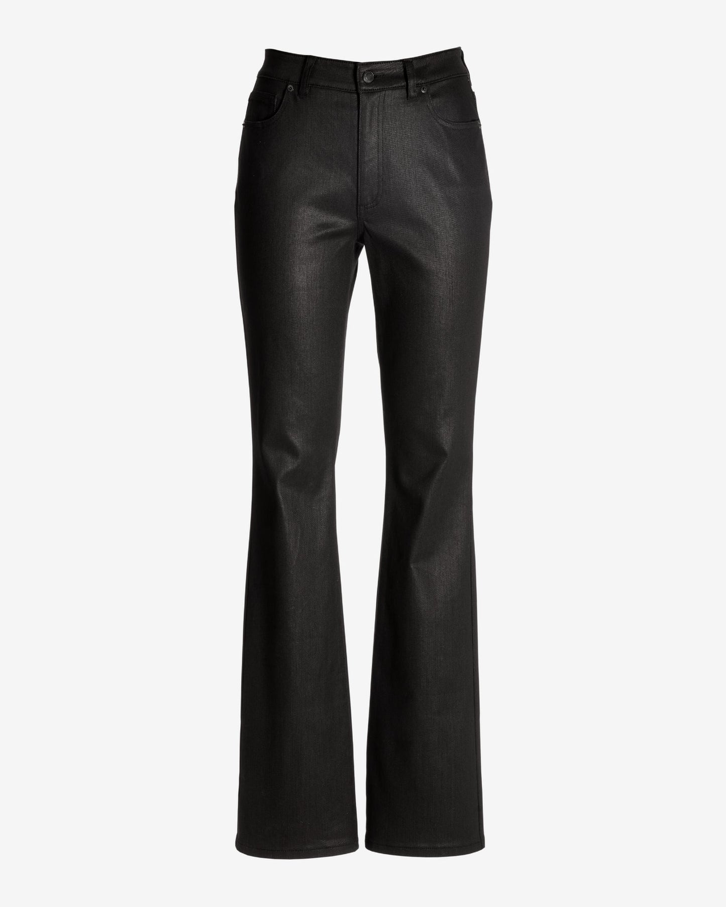 Monterey Coated High Rise Bootcut Jean Black